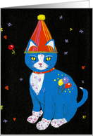 Happy Birthday Cat card