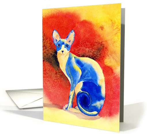 Sphynx Cat #3 card (45986)