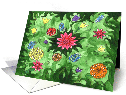 Flower Power card (47008)