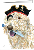 Pirate Labradoodle #2 card