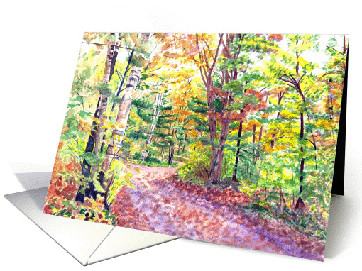 Fall Foliage card (94607)