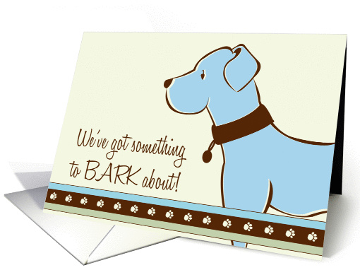 New Puppy Announcement! card (43189)