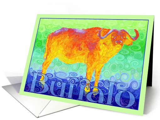 Vangogh Buffalo card (101814)