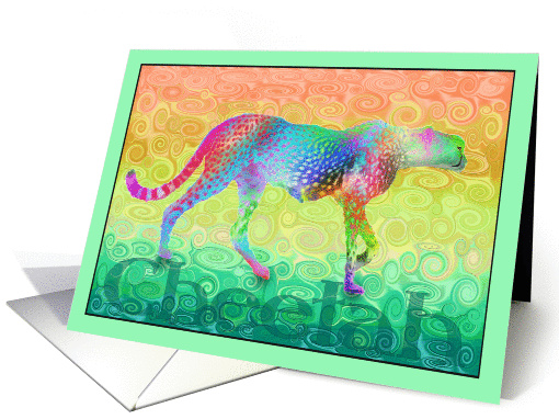 Vangogh Cheetah card (101818)