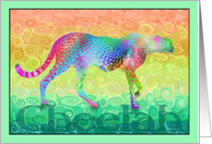 Vangogh Cheetah card