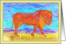 Vangogh Lion card