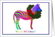 Holiday Zebra