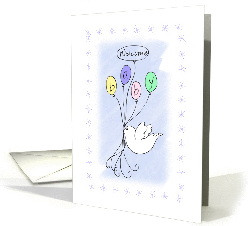 Welcome Baby card (107725)