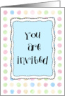 you are invited card