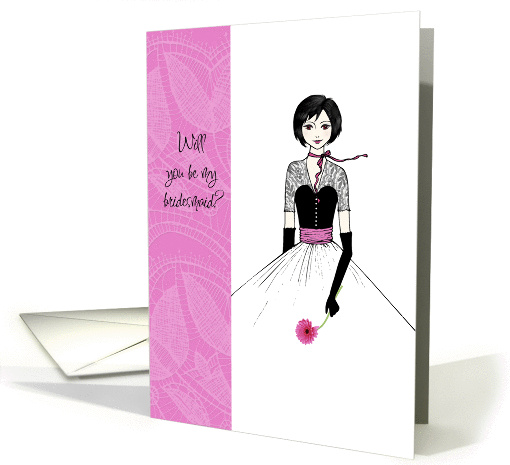 bridesmaid card (131569)
