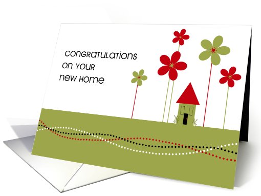 new home congratulations card (136419)