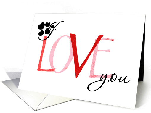 I love you card (137309)