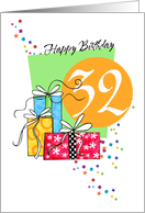 Happy Birthday 32 card