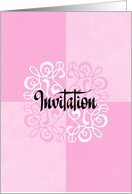  INVITATION card