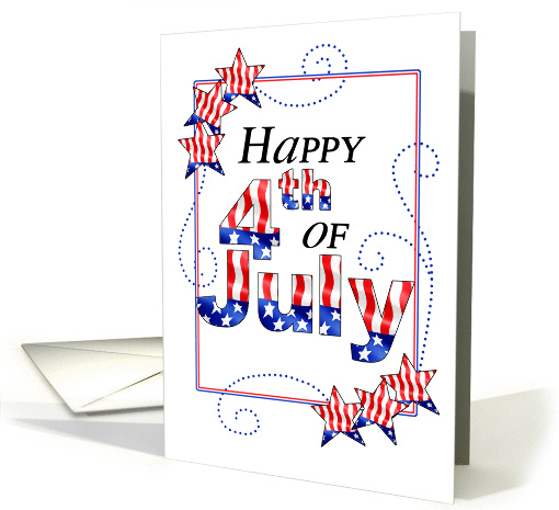 4th July card (158917)