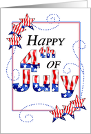 4th July card