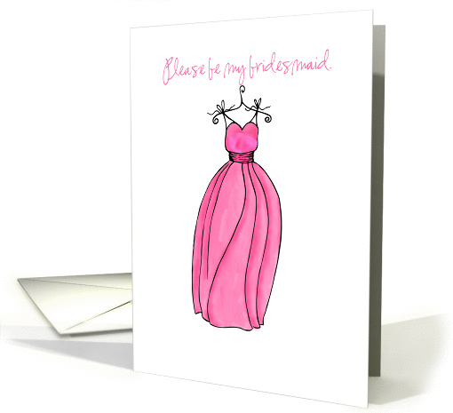 be my bridesmaid card (169620)