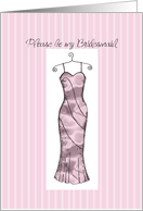 be my bridesmaid card