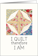 I quilt card