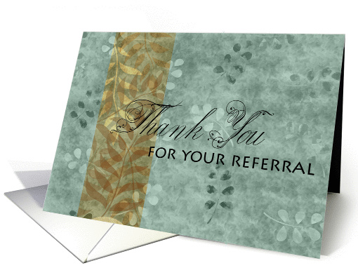 thank you for your referral card (193721)