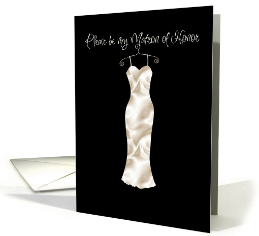 Be My matron of honor card (203686)