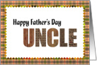 happy father’s day Uncle card