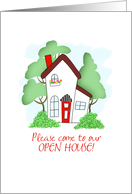 open house invitation card