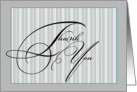 thank you card