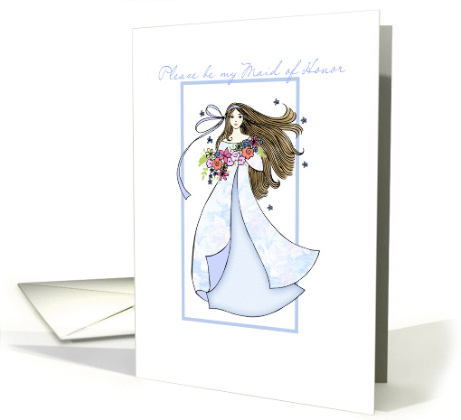 please be my maid of honor card (225309)