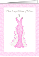 please be my matron of honor card