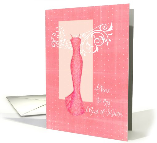 please be my maid of honor card (234590)
