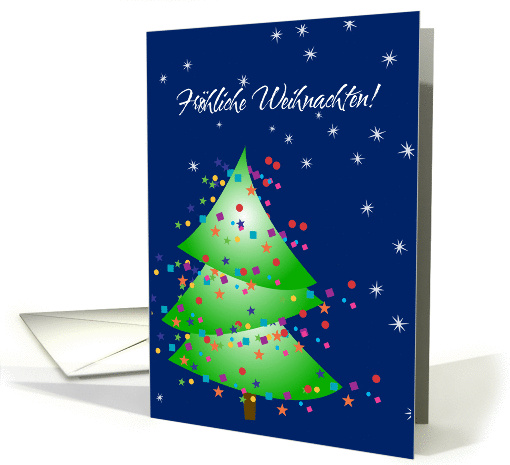 German Christmas Tree card (237810)