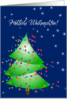 German Christmas Tree card