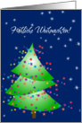 German Christmas Tree card