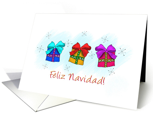 Spanish Christmas Gifts card (237834)