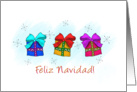 Spanish Christmas Gifts card