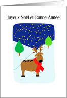 French Christmas card