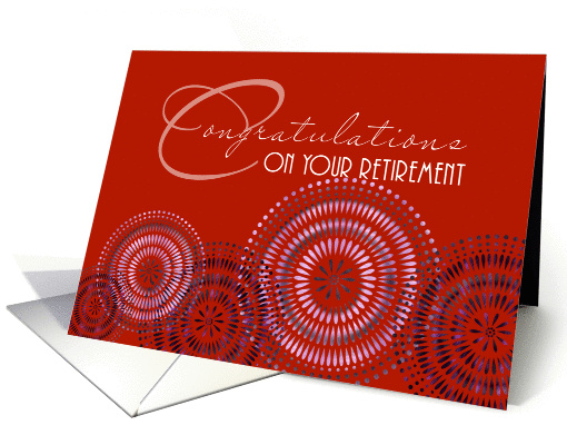 retirement congratulations card (242034)