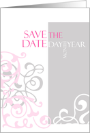 save the date card