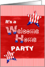 welcome home military card