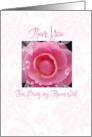 thank you flowergirl card