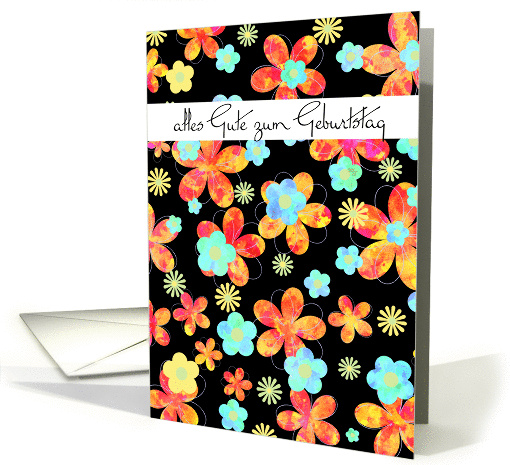 german happy birthday card (296473)