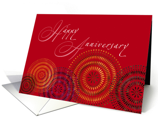 happy anniversary business card (370486)