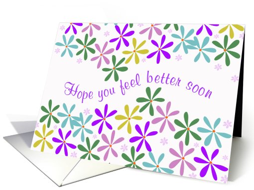 feel better soon card (450240)