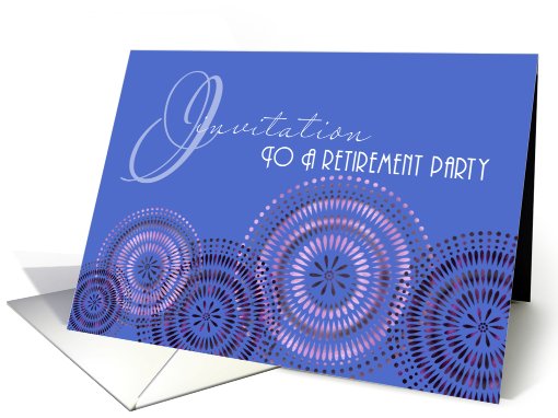 retirement party invitation card (508892)