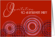 retirement party invitation card