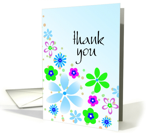 Thank you card (52775)