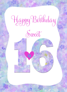 sweet 16 birthday...