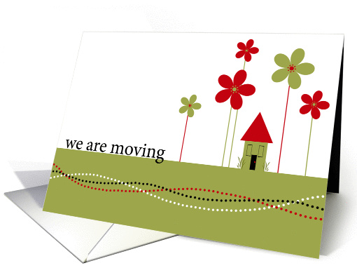 we are moving card (56023)