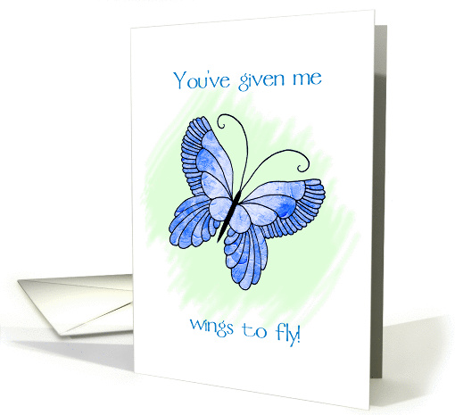 wings to fly card (56667)